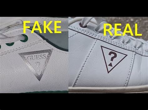 guess shoes real or fake|guess shoes counterfeit logo.